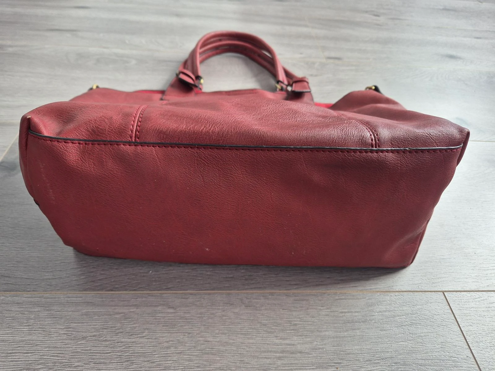 Red Handbag / Shopper – MSK – Spacious Shoulder Bag with Compartments – photo 5